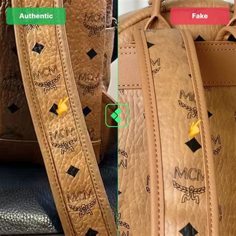 real mcm bag vs fake|is mcm bag real.